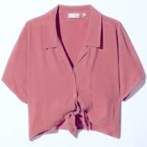 Wilfred Free Tie Front Blouse